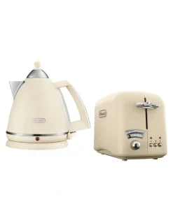 De'Longhi Argento Breakfast Pack in Jasmine Beige CTO2BGKBX2016BG