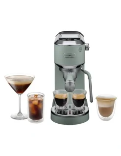 De'Longhi Dedica Duo With Cold Brew Manual Coffee Machine EC890GR in Green