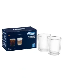 De'Longhi Double Wall Thermal Glasses 400ml 2 Pack
