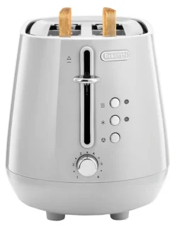 De'Longhi Eclettica 2 Slice Toaster in Whimsical White CTY2003W