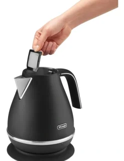 De'Longhi Icona Capitals Kettle 1.7L (KBOC2001.BK) in Edinburgh Black