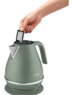 De'Longhi Icona Capitals Kettle 1.7L KBOC2001MG in Copenhagen Green