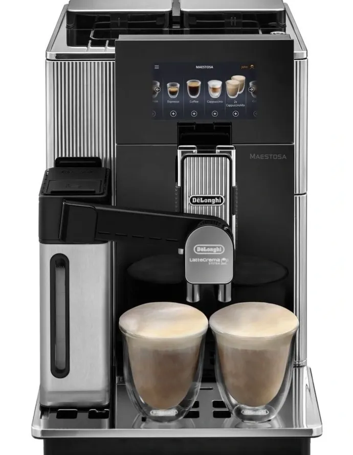 De'Longhi Maestosa Luxury Fully Automatic Coffee Machine in Black EPAM96075GLM