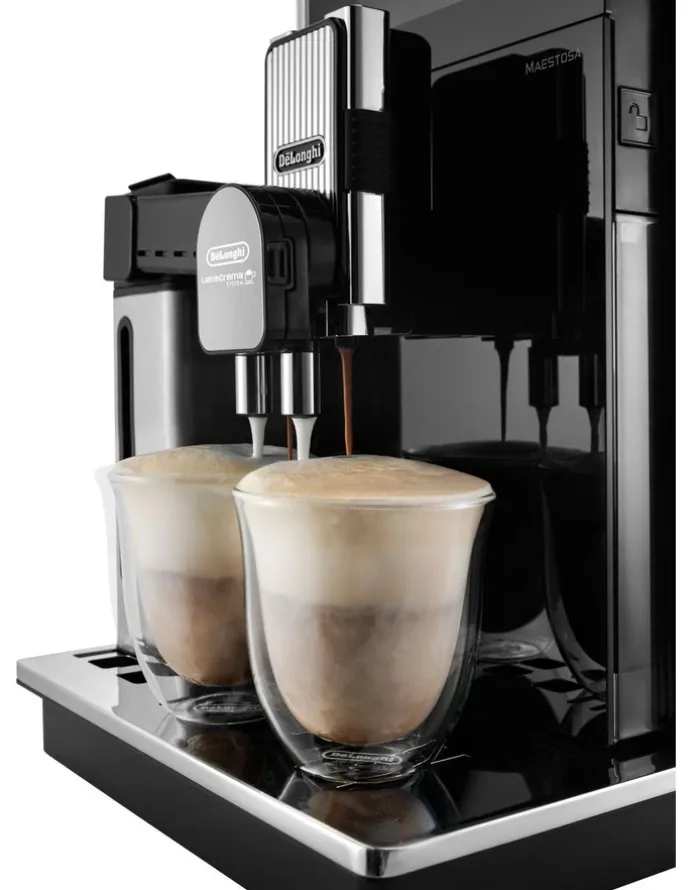 De'Longhi Maestosa Luxury Fully Automatic Coffee Machine in Black EPAM96075GLM