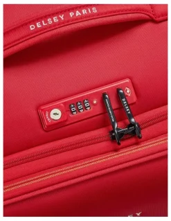 Delsey Brochant 3 78cm Trolley Case in Red