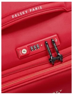 Delsey 00225781004 Brochant 3.0 67Cm Trolley Case in Red