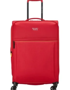 Delsey 00225781004 Brochant 3.0 67Cm Trolley Case in Red