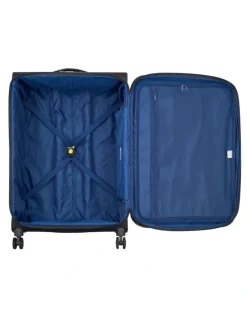 Delsey Brochant 3 78cm Trolley Case in Deep Black