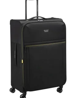 Delsey Brochant 3 78cm Trolley Case in Deep Black