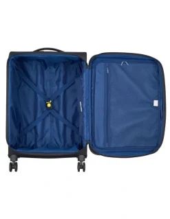 Delsey Brochant 3 67cm Trolley Case in Deep Black