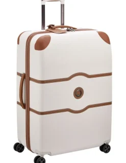Delsey Chatelet Air 2.0 76cm 4 Double Wheel Trolley Suitcase in Angora