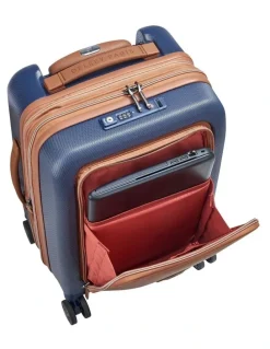 Delsey Chatelet Air 2.0 55cm Expandable Carry-On Suitcase in Navy Blue