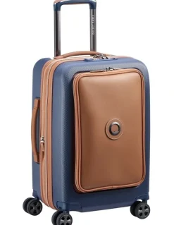 Delsey Chatelet Air 2.0 55cm Expandable Carry-On Suitcase in Navy Blue