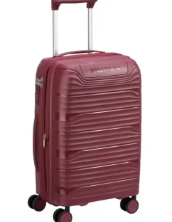 Delsey Securitech by Paris Dune 55cm Carry On Suitcase in Burgundy