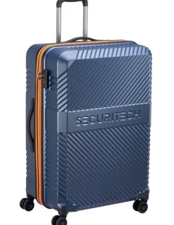 Delsey Securitech Large Suitcase Patrol 76cm 3219110535464 in Blue