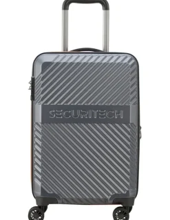 Delsey Securitech Patrol Carry On Suitcase 55cm 3219110535433 in Grey