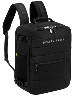 Delsey Shadow 5.0 Soft Backpack Underseater in Black