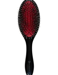 Denman D81M Nat/Nylon Bristle Med Style & Shine Classic Brush