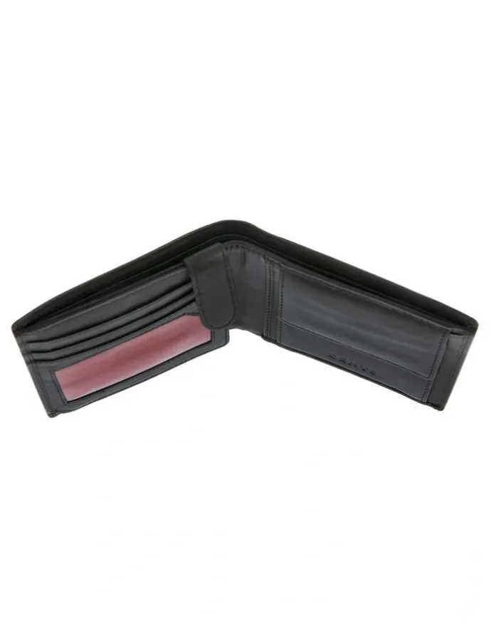 Dents RFID Nappa Leather Trifold Wallet in Black