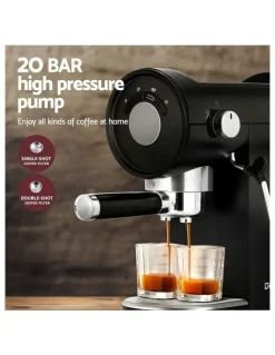 Devanti 20 Bar Espresso Coffee Machine