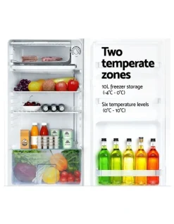 Devanti Bar Fridge 95L in White
