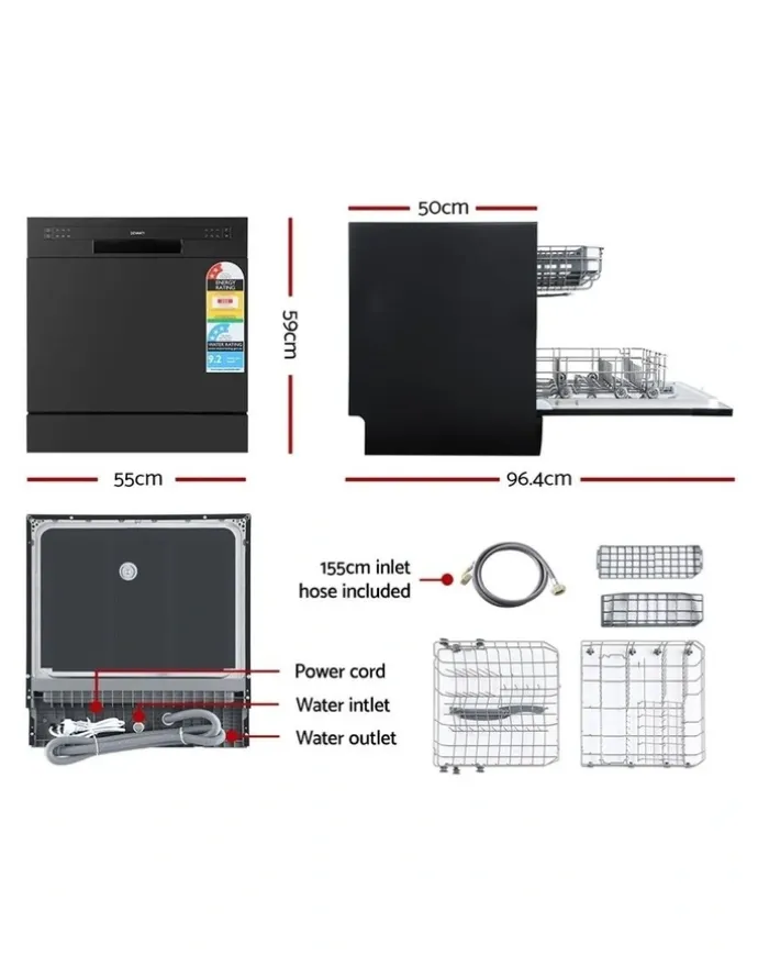 Devanti Benchtop Dishwasher