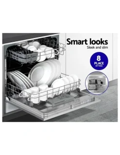 Devanti Benchtop Dishwasher in Silver
