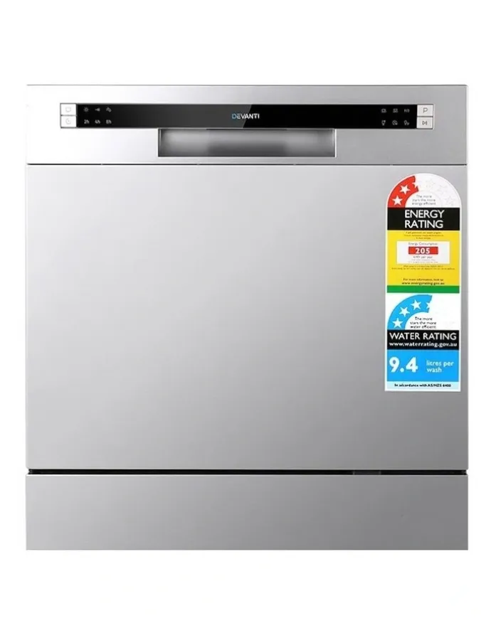 Devanti Benchtop Dishwasher in Silver