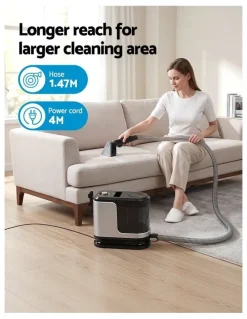 Devanti Carpet Washer Vacuum Cleaner 600W in Black