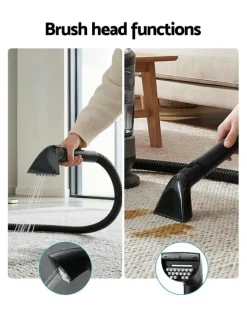 Devanti Carpet Washer Vacuum Cleaner in Black
