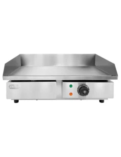 Devanti Commercial Electric Griddle 55cm BBQ Grill Plate 3000W