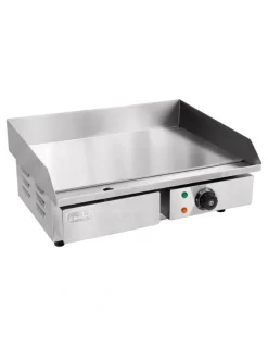 Devanti Commercial Electric Griddle 55cm BBQ Grill Plate 3000W