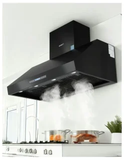 Devanti Commercial Range Hood 1200mm in Black