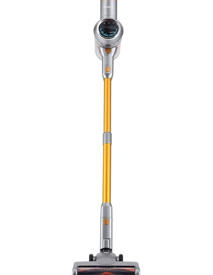 Devanti Cordless Self-Standing Stick Vacuum Cleaner 300W in Golden