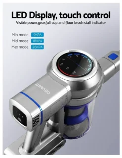 Devanti Cordless Self-Standing Stick Vacuum Cleaner 300W in Blue