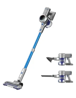 Devanti Cordless Self-Standing Stick Vacuum Cleaner 300W in Blue