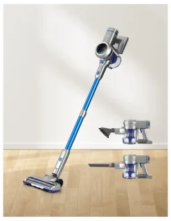 Devanti Cordless Self-Standing Stick Vacuum Cleaner 300W in Blue