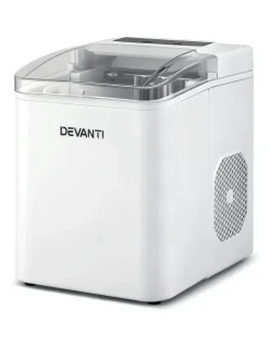Devanti Countertop with Self Cleaning Ice Maker Machine 1.2L 12kg in White