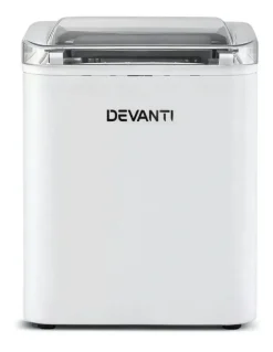 Devanti Countertop with Self Cleaning Ice Maker Machine 1.2L 12kg in White