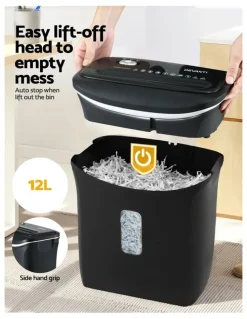 Devanti Cross-Cut Shredder 12L