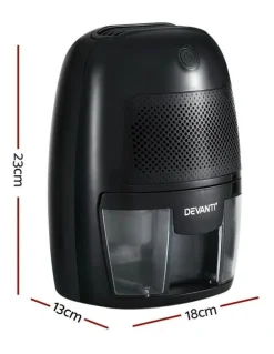 Devanti Dehumidifier Air Purifier 600ml in Black