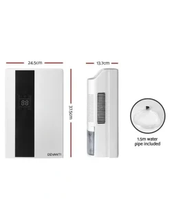 Devanti Dehumidifier 2L Air Purifier in White