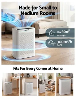 Devanti Devanti Air Purifier H12 HEPA Cleaner PM2.5 Display Spare Filter White