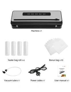 Devanti Devanti Food Vacuum Sealer Machine Width 4 Rolls