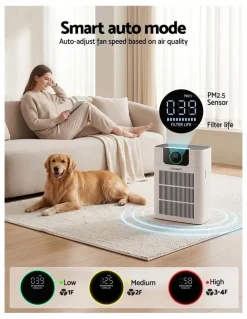 Devanti Devanti Pet Air Purifier H12 HEPA Filter Cleaner Replacement Filter White