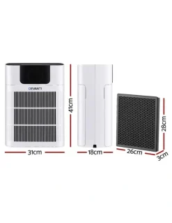 Devanti Devanti Pet Air Purifier H12 HEPA Filter Cleaner Replacement Filter White