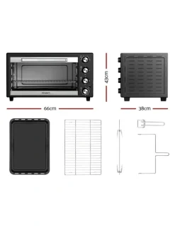 Devanti Electric Convection Oven in Black