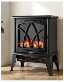 Devanti Electric Fireplace Heater Stove 2000W