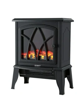 Devanti Electric Fireplace Heater Stove 2000W