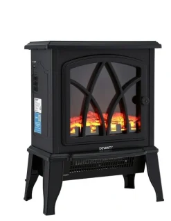 Devanti Electric Fireplace Heater Stove 2000W